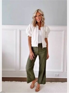 Anthropologie Olive Green Casual Pants by Maeve
